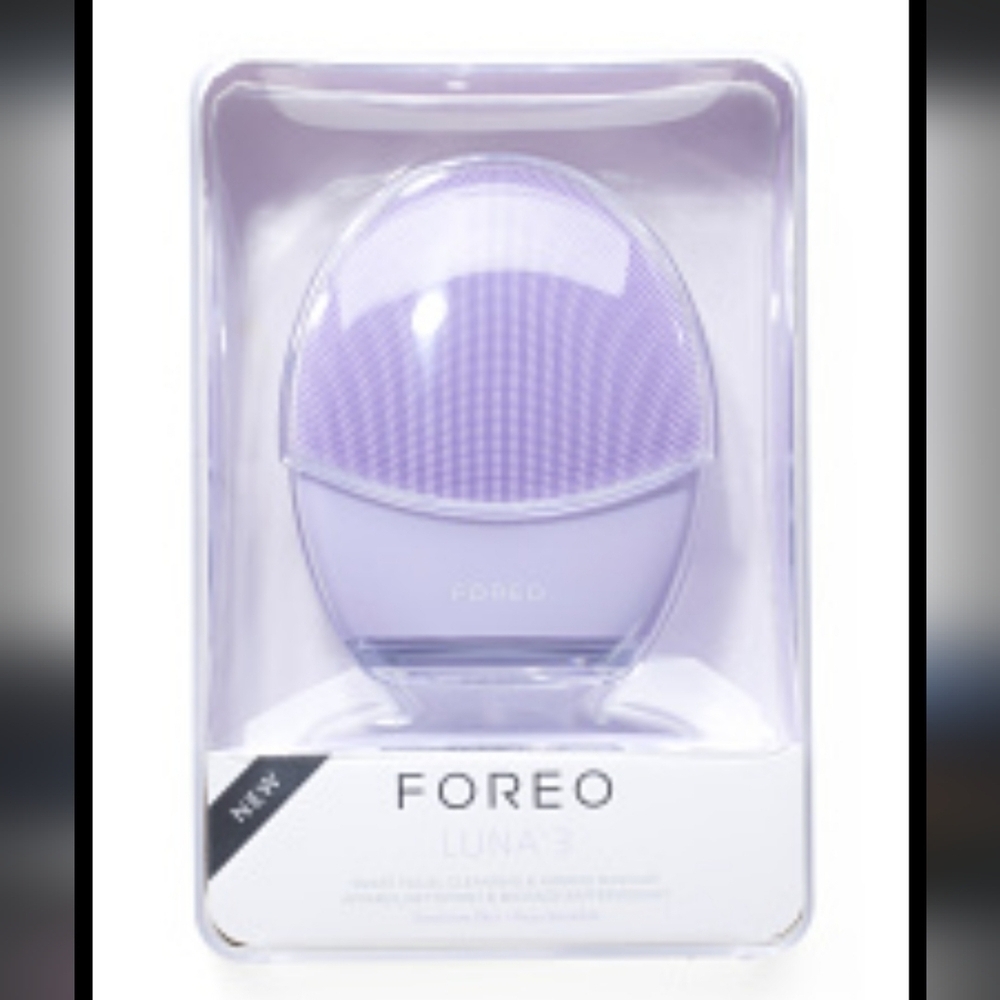 Brand New Foreo Luna 3 Purple Smart Facial Cleansing & Firming Massage